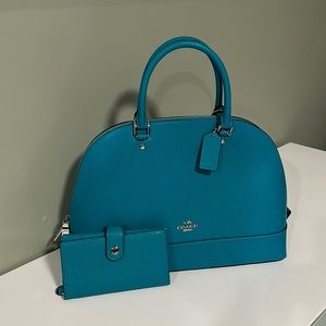 Coach purse n mini wallet